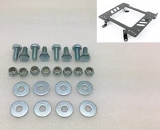 Racing Seat Bracket Hardware Kit Bolts Safety Nylon Lock Nuts Washers