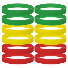 A Dozen Silicone Wristbands Sport Band Rubber Bracelets Multi Color Ever Party