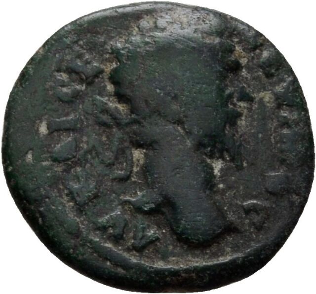 Moesien Inferior Septimius Severus Stier Bronze 17 mm/ 3 g Original #MAS323