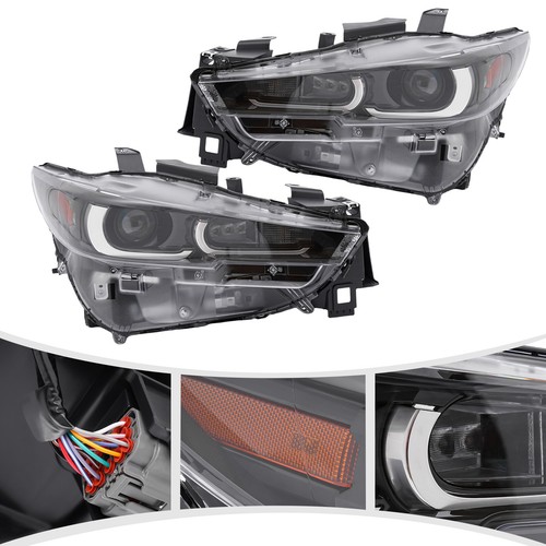 A Pair Headlights for 2022-2024 Mazda CX-5 Full LED Headlamp Non-AFS&LED DRL L+R - Picture 15 of 19