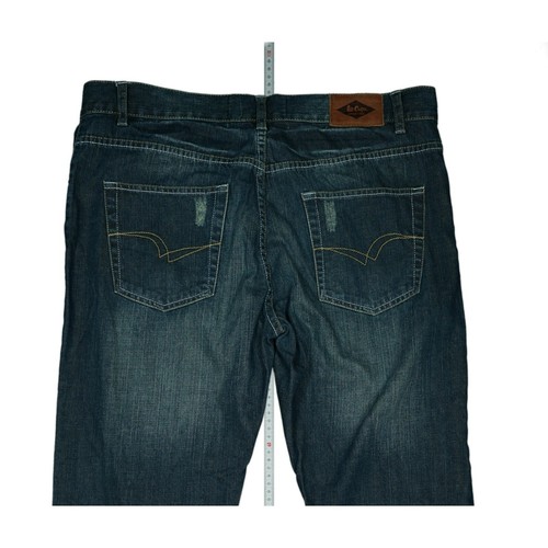 Lee Cooper Hombre Vaqueros Used Look Destruir Recto Regular W34 L34 Azul Top - Imagen 4 de 7
