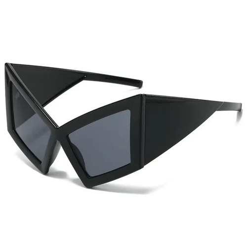 Women Fashion Oversized Cat Eye Sunglasses Shades UV400 Retro Gradient Glasses - Picture 28 of 28
