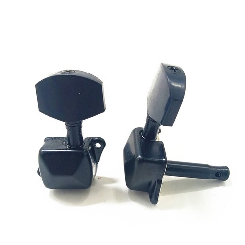 3x3 Guitar Tuning Peg Tuners Machine Head For Les Paul LP SG ES Guitar Black - Picture 7 of 11
