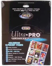 Ultra Pro: 9-Pocket Platinum Binder Pages - 100 count 81320