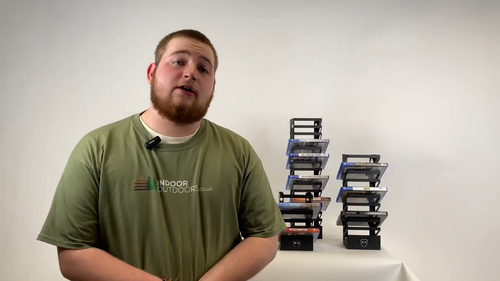 Wall Mount Games Tower Rack Storage XBOX PS4 PS5 Game Tidy Game Stand Consoles - Video 1 of 1