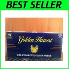 Value Pack of Light 100mm Cigarette Tubes Environmentally Safe, 200 Each