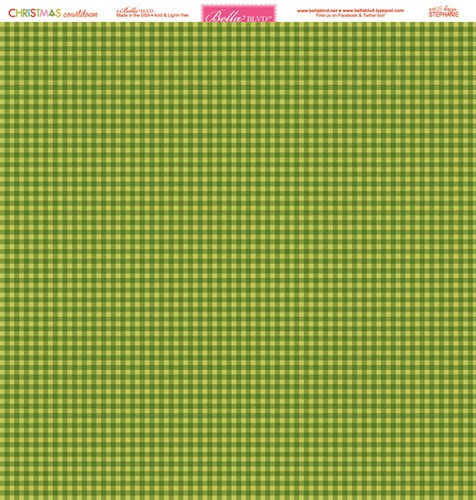 Bella Blvd - CHRISTMAS Countdown "O TANNENBAUM" 12" x 12" Cardstock #681 - 第 2/2 張圖片