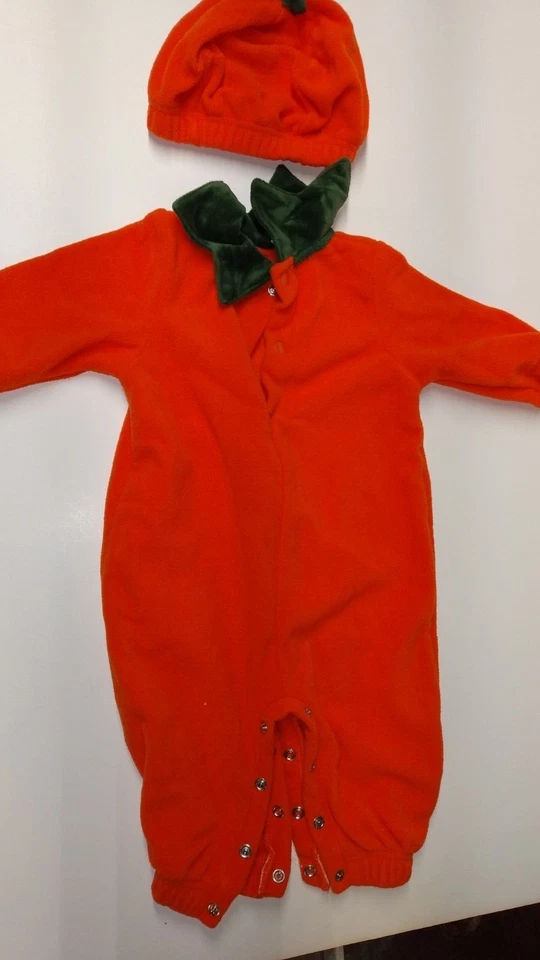 Traje Disfraz Halloween COMO NUEVO CALIDAD CALABAZA, 6 - 9 MESES BEBÉ BEBÉS Foto 2 de 4