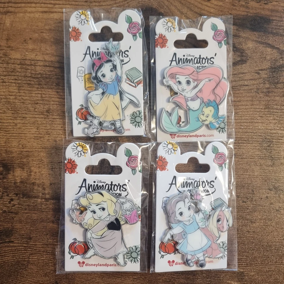 Disneyland Paris Animators Doll Collection Disney Pin New & Sealed DLP Princess - Image 2 of 4