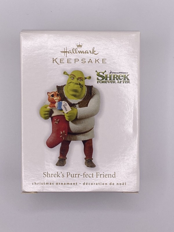Hallmark Keepsake 2010 SHREK’S PURR-FECT FRIEND ornament - NEW- READ