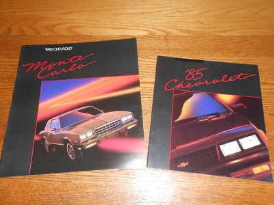 Original 1985 Chevrolet Monte Carlo Sales Brochure 85 Chevy NEW