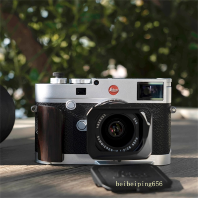 LeicaM10 木製グリップ Wood Camera L Hand Grip Holder w/Alloy Base For Leica M10