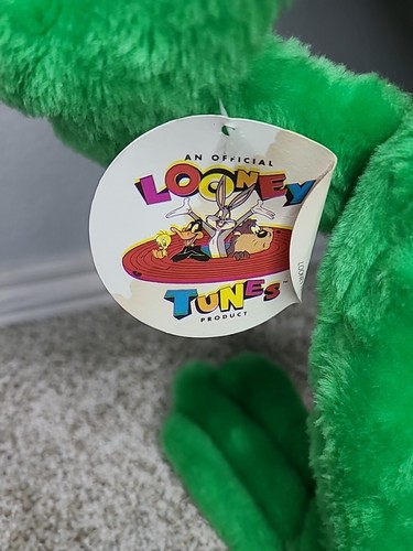 Jumbo Looney Tunes WB Michigan J Frog Warner Bros Plush w/ Tag 1996 ACE 27" VTG - 第 6/7 張圖片