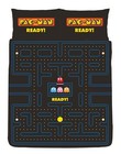 Pac Man Double Duvet Cover Pacman Maze Design Reversible Bedding Set Retro Games