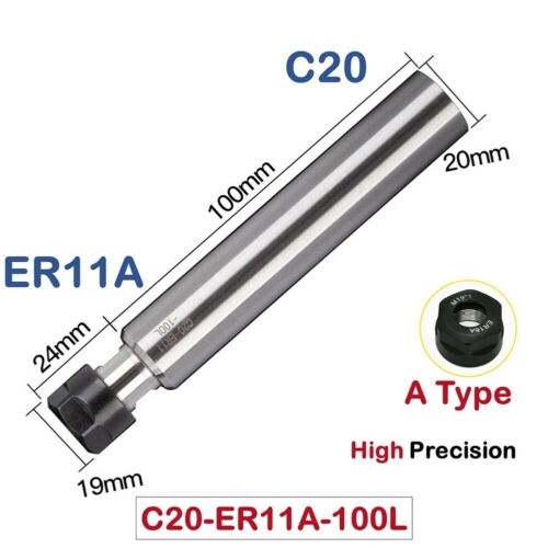 Mini Collet Chuck Collet Extension gambo dritto C-8-10-12-16-20-a - Foto 52 di 56