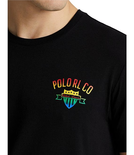 Polo Ralph Lauren Men's SZ 2XL-Big Crew-Neck Short Sleeve T-Shirt Black - Picture 3 of 3