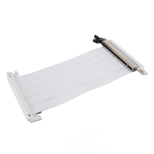 (White) PCIe 4.0 X16 Riser Cable High Speed Flexible Double Sided 180° - Zdjęcie 11 z 23