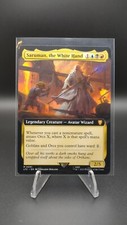Saruman, the White Hand EXTENDED ART, The Lord of the Rings, MTG LTR REG NM/M