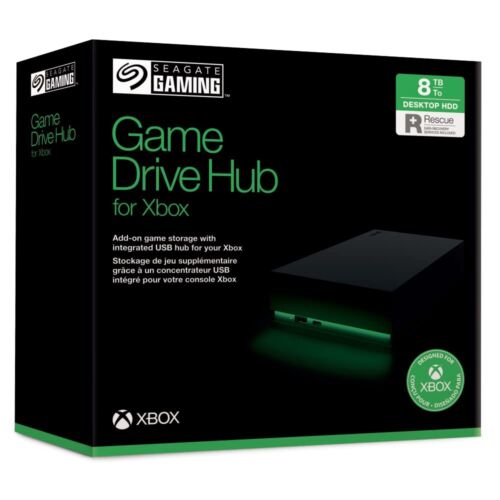Seagate Game Drive Hub, 8TB, External Hard Drive Desktop, USB 3.2 Gen 1, Dual US - Foto 1 di 4