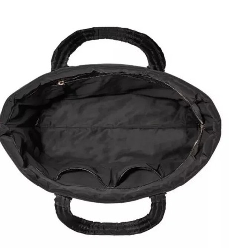 NEW Victoria’s Secret Black Weekender Large Tote Sequins Bling Wings Lips Hearts - Picture 3 of 9