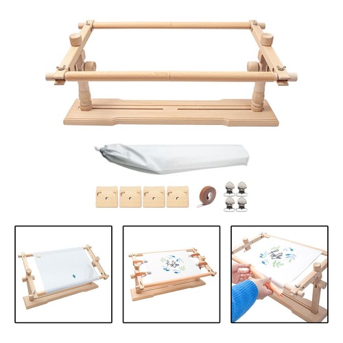 Cross Stitch Frame Scroll 1 Set Multifunctional Accessories Rotated DIY Quilt - Picture 2 of 12
