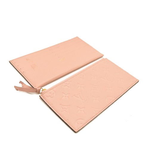 LOUIS VUITTON Empreinte Pochette Felicie Chain Wallet Rose Poudre - Picture 20 of 24