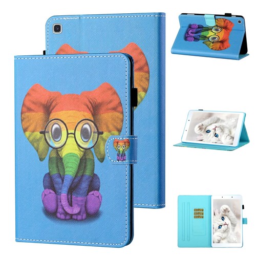 Für Tablet Motiv Muster Tasche Kunst-Leder Hülle Etuis Cover Schutz Case Zubehör - Bild 14 von 40