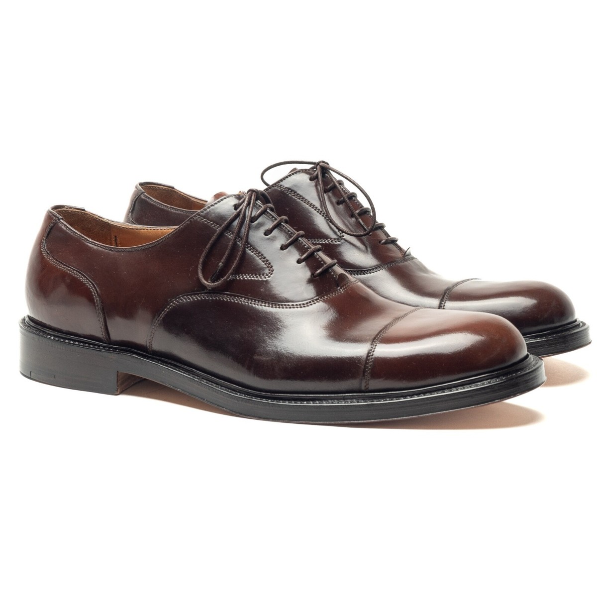$9K NWB SILVANO LATTANZI Dress shoes Shell Cordovan Patina UK 8.5 