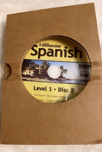 Instant Immersion Spanish Learning Disks Levels 1 2 3 Missing Level 1 Disk 1 - Picture 5 of 6