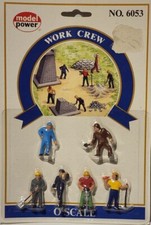 Model Power O Scale Work Crew No. 6053