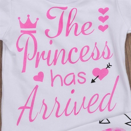 Newborn Kid Baby Girls Clothes Jumpsuit Romper Bodysuit Pants Hats Outfits Set - Picture 7 of 9