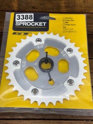 GT BMX Power Disc Wings Logo Spider Ritzel 36t Kettenblatt Schrauben Performer 36 A7 - Bild 2 von 9