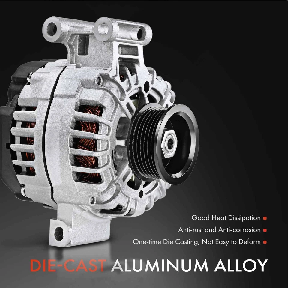 Alternador para Chevrolet Colorado GMC Canyon 2007-2012 Hummer Isuzu 125A 12V CW Foto 4 de 4