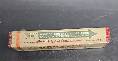 Raro Wrigleys 1930 PAQUETE DE CHICLE para masticar con envoltorio - Imagen 5 de 11