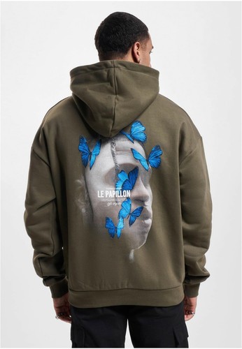 Mister Tee Le Papillon Heavy Oversize Hoody Sweater Hooded Jumper - Picture 15 of 24