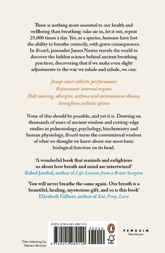 NEW Breath By James Nestor Paperback Free Shipping - Picture 3 of 3