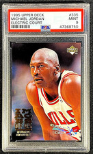 MICHAEL JORDAN 1995-96 UPPER DECK UD #335 ELECTRIC COURT PSA 9 MINT G1828