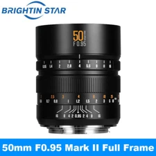 Brightin Star 50mm F0.95 Mark II Full Frame Lens For E/Z/RF/EOS-R/L mount Camera