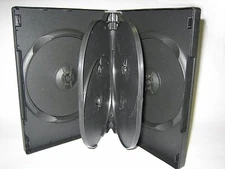 27mm Black Premium Multi-6 DVD Case, PSD90, 50 pcs/case