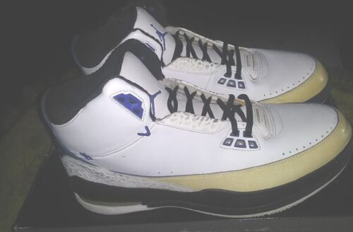 Scarpe da basket Nike Air Jordan 2.5 uomo 12 blu bianco 331987-145 con scatola belle - Foto 2 di 5