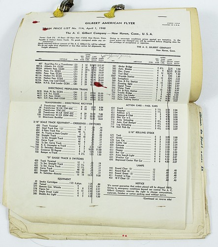 Vintage MODEL RAILROAD CATALOGUE 1948 Dealers Hobby Supply Toy Trains Prices #2 - Imagen 3 de 8