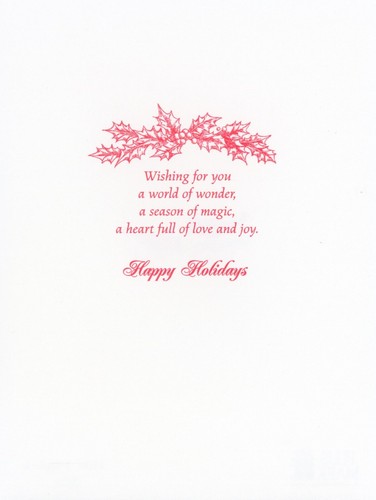 LOTE DE 6 Tarjetas + Sobres American Greetings Holiday, Padre Cardenales de Invierno - Imagen 2 de 5