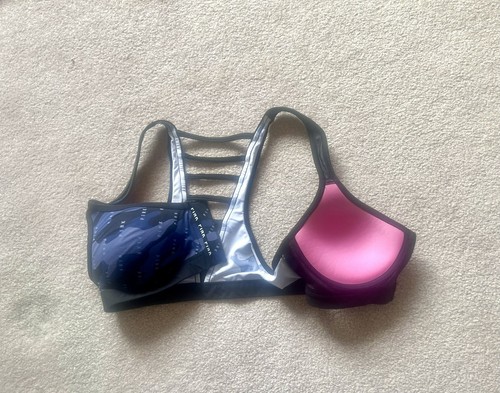 3 Pc Sports Bra Sz M Pink & Fila - Picture 5 of 5