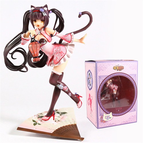Anime Nekopara Chocola Vainilla Escala 1/6 Figura China Vestido Ver Modelo Juguetes 24 cm - Imagen 13 de 14