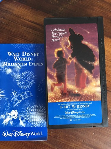WALT DISNEY WORLD 2000 VHS VIDEO Cassette Tape Film Millennium Collector WDW - Picture 4 of 5