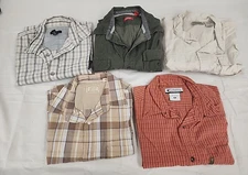 Different Brand Men's Medium Short/Long Sleeve Shirts Lot of 5 #3