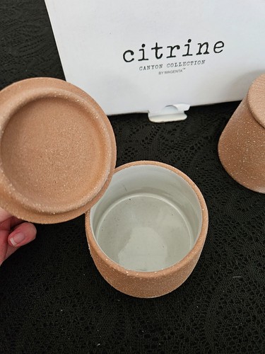 NIB Citrine Canyon Collection by Magenta Set of 2 Spice Jars - Picture 5 of 7