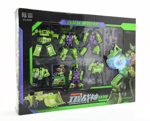 Transformers LUBO ENGINEERING OF WAR GOD DEVASTATOR Action Figure Toys Gift New - Picture 4 of 10