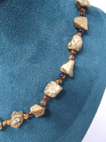 Missoma Crystal Gold Toned Necklace 20 cm J3 - Picture 4 of 18