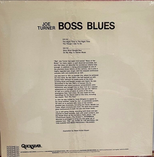 Joe Turner- Boss Blues- Live Featuring Mike Bloomfield- Sealed 1996 LP - Picture 2 of 2